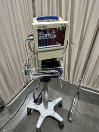 Welch Allyn Propaq CS 242 Patient Monitor  SpO2,NIBP,EKG, W/ Cart SN GA116917