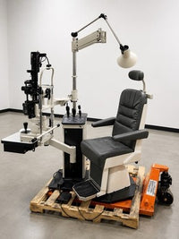 Shin-Nippon 2500 Ophthalmic Unit Slit Lamp Exam Chair System Japan