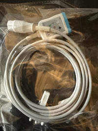 Philips HP Style 5 Lead 2.5m 12 Pins Plug/AHA ECG Monitor Trunk Cable HP-2585