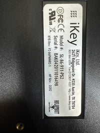 Ikey sl-86=911-ps2 Industrial Rugged Keyboard