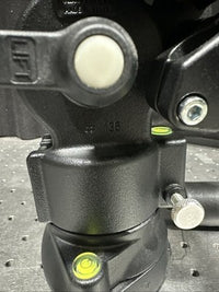 Bogen Manfrotto 3063 Tripod Pan Tilt Head w/ Handle & Quick Release Plate Italy