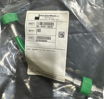 New Precision Medical HA-U1C4-00293 Medical Oxygen Conductive Hose Green