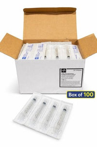 Medline 3mL Luer Lock No Needle REF SYR103010 Box of 100