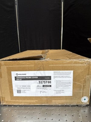 Halyard 51737 6”x94” Adhesive Probe Cover With Gel, Sterile, Case Of 100/ea.