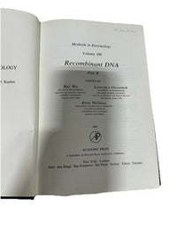 Methods in Enzymology Vol 100 Recombinant DNA Part B Ray Wu Academic Press HC