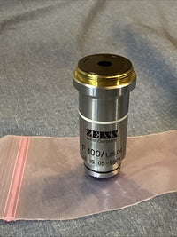 Zeiss Mikroskop Microscope Objektiv F100/1,25 Oil (Zeiss Nr. 461905-9901)