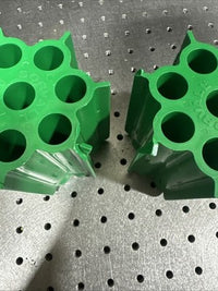 x2 Sorvall 00447 Centrifure Rotor Bucket 8 x 15mL Tube Adapters for Bucket 11788