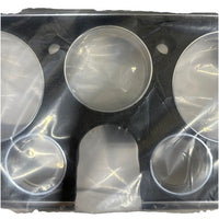 1969-72 Chevy GMC Truck Dash Bezel Black Chrome Trim 69-9271-B New