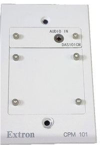 Extron CPM 101 Wall Plate DAS101CM Audio Input 3.5mm AV Panel