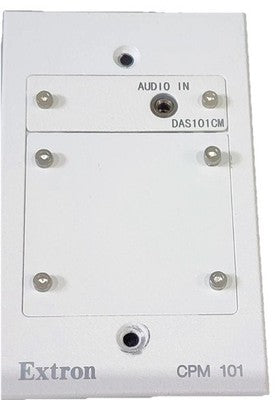 Extron CPM 101 Wall Plate DAS101CM Audio Input 3.5mm AV Panel