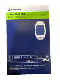 Halyard Transparent Film Dressing 6x7cm 2⅜ x 2¾ in REF 55561 Box of 100