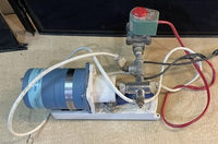 FMI FLUID METERING LAB PUMP MODEL RP SY MOTOR W/ ASCO Air Gas Water Attatchment