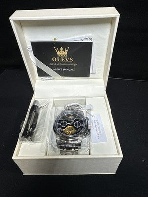 OLEVS Men's Automatic Mechanical Watches Luxury Dress Waterproof Self Winding...