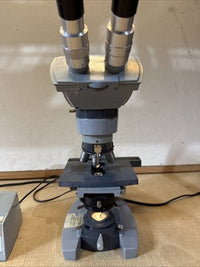 American Optical 1036A AO Spencer Microscope Illuminator w/ 1051 Transformer