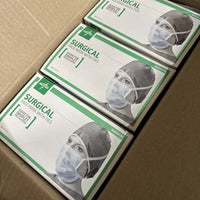 Medline 3-Ply Surgical Face Mask with Ties - 300 Count Case - (NON27377)