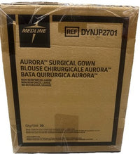 Medline Aurora Surgical Gown – REF: DYNJP2701 (Large, Non-Reinforced) – Qty 30￼