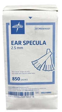 Medline Ear Specula 2.5mm REF MDSK10321 Non-Sterile Lot 850