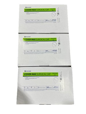 Halyard Cover Max Caps Blue Universal Size Ref 4731865 Case of 300