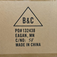 Case of 50 Clear Hinged Clamshell Blister Packaging 25.22 x 4.88 x 2in