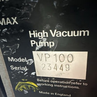 Savant VP100 Two Stage Rotary Vane Vacuum Pump 10 mTorr micron Tested