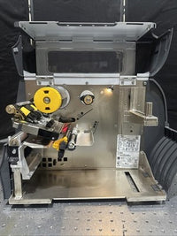 Zebra ZT410 Industrial Label Printer. SN: 18J194800336. Missing Printer Head