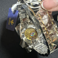 Oupinke GreenSkeleton Tourbillon Luminous Formal Automatic Mechanical Wristwatch