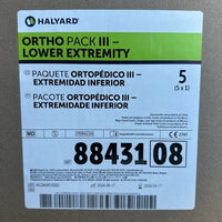 Halyard 8843108 Orthopack III Lower Extremity (BOX OF 5)