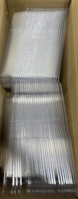 Case of 50 Clear Hinged Clamshell Blister Packaging 28.20 x 4.88 x 2