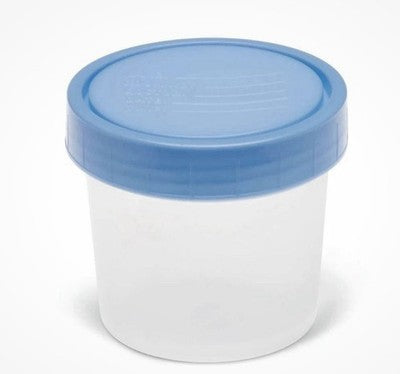 Medline DYND30331 4oz Specimen Containers w/ Lid 120mL Case of 100 Sterile