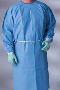 Medline Isolation Gown Box Of 50 Size Large Ref NONLV325