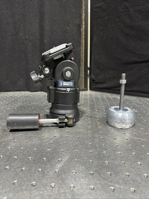 Bogen Manfrotto 3063 Tripod Pan Tilt Head w/ Handle & Quick Release Plate Italy