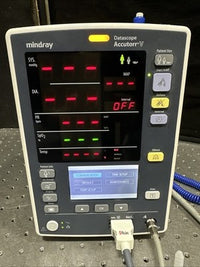 Mindray Datascope Accutorr V, SPO2, BP, Temp, Tested, SN A7527501B4