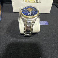 Oupinke Blue Skeleton Tourbillon Luminous Formal Automatic Mechanical Wristwatch