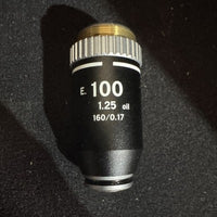 Nikon E  100x/1.25 Oil 160/0.17 MICROSCOPE LENS OBJECTIVE
