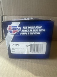CarQuest T1228 New Premium Engine Water Pump New Other
