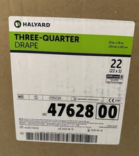 Halyard 47628 Three-Quarter Drape 55x76 Sterile AAMI Level 4 Case 22