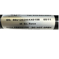GS Volumeline Gas Spring 68U120280XX0156 – 35 lb Force Industrial Gas Strut