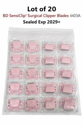 BD SensiClip Clipper Blades 4403A Lot of 20 Sealed Exp 2029