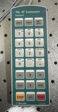 Metrohm 756 KF Coulometer w/ 703 803 Ti Stand Karl Fischer System