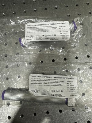 LOT OF 2 INTUBRITE REF 2016.C PEDIATRIC DISPOSABLE LARYNGOSCOPES