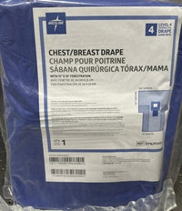 Medline Chest/Breast Drape 15x10 Fenestration DYNPJ2491 Qty 12