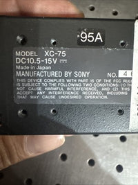 Used & Tested SONY XC-75 1/2 CCD Camera Module