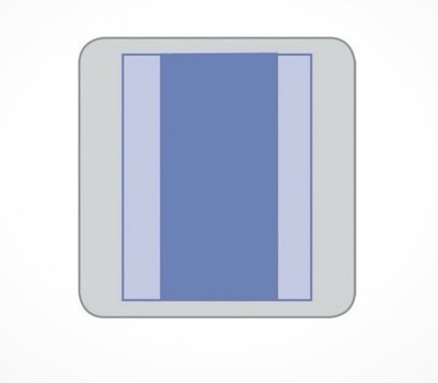 Medline InvisiShield Incise Drape 17.7” x 13.8” Sterile DYNJSD1040 Case of 10
