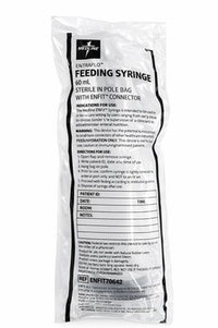 5ct Medline 60ml, Feeding, Non-Sterile In Pole Bag W/ ENFIT Connector ENFIT70642