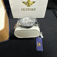 OUPINKE Dragon Skeleton Mens Wrist Watches Luxury Dress Automatic Self Winding