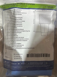 Halyard Overhead Table Cover Drape w/ Extension 49160 Case of 9 NEW