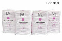 Medichoice Super Maxi Pads 10” Individually Wrapped Lot of 4 FH1002