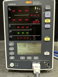 Mindray Datascope Accutorr V, SPO2, Temp, Tested, SN A7510631E1