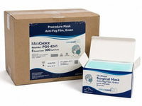 MediChoice PG4-4241 Surgical Masks Anti-Fog Green Level 1 300/Case