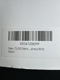 OLEVS Mens Watch Triple Dial, Black Face, Black Band, Diamond, Waterproof